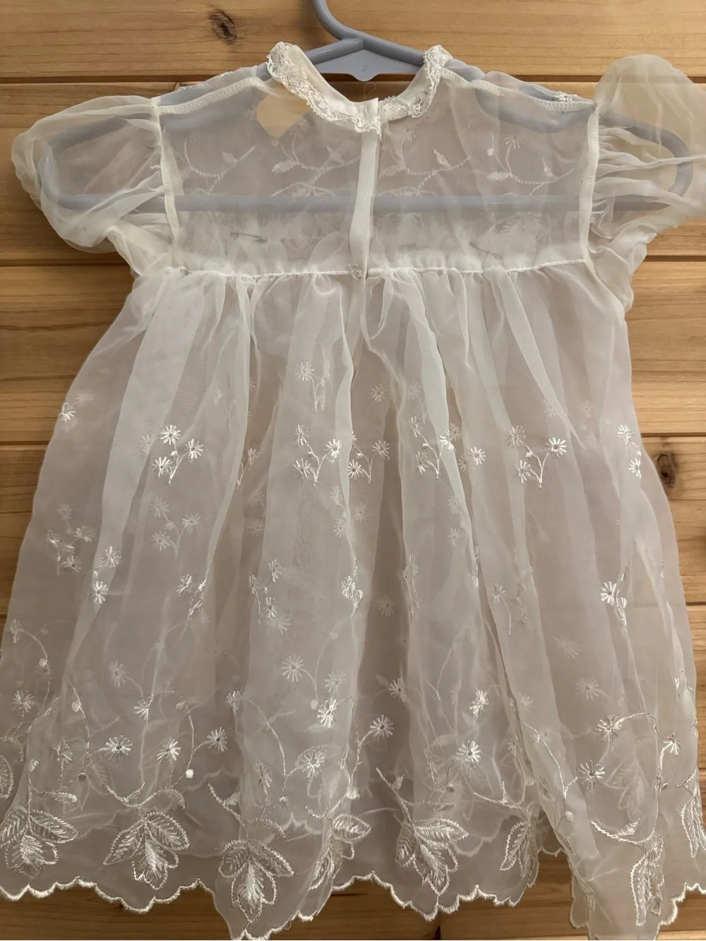 Vintage Carol Joy Baby Girl Dress Bundle White Lace Christening Baptism Coquette